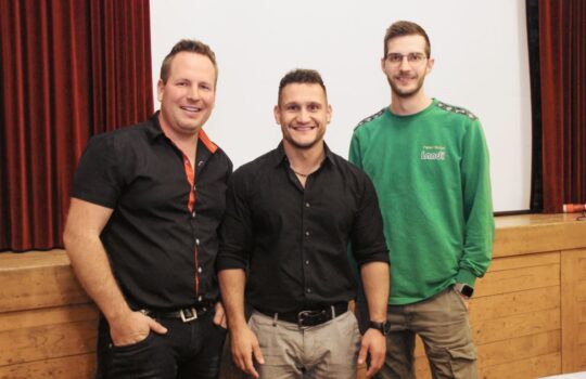 Die Geschäftsleitung der Landi Thur: Mathias Ramseier, Fabio Giorganni, Fabian Steiger (von links).